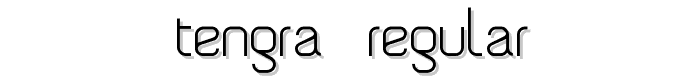 Tengra - Regular font